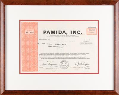 Lot #300 Pamida Inc. Stock Certificate - Image 2