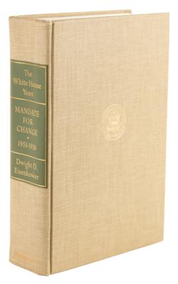 Lot #66 Dwight D. Eisenhower Signed Ltd. Ed. Book - Mandate for Change - Image 3