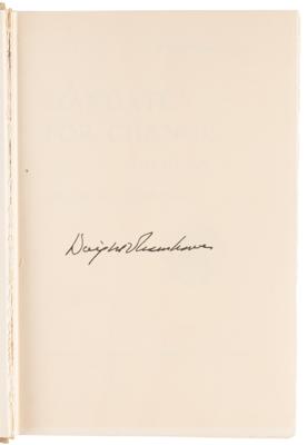 Lot #66 Dwight D. Eisenhower Signed Ltd. Ed. Book - Mandate for Change - Image 4