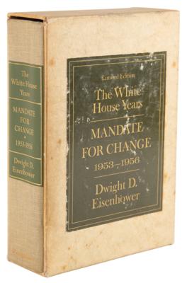 Lot #66 Dwight D. Eisenhower Signed Ltd. Ed. Book - Mandate for Change - Image 5