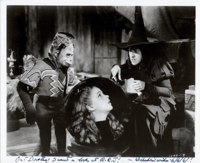 Lot #888 Wizard of Oz: Margaret Hamilton Signed Photograph - Image 1