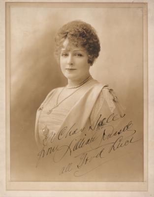 Lot #867 Lillian Russell Signed Photograph - Image 1