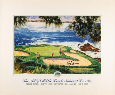 Lot #918 Jack Nicklaus Signed 1996 AT&T Pebble