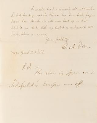 Lot #222 Charles A. Dana (4) Letters Signed on 13th Amendment and Civil War Peace Negotiations - Image 4