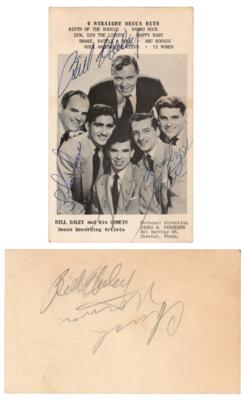 Lot #647 Bill Haley and His Comets Signed Promo