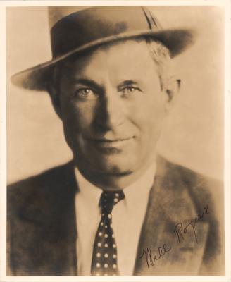 Lot #866 Will Rogers Signed Photograph - Image 1