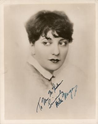 Lot #851 Helen Morgan Signed Photograph - Image 1