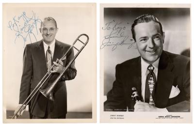 Lot #594 Jimmy and Tommy Dorsey (2) Signed Photographs - Image 1