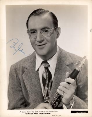 Lot #598 Benny Goodman Signed Photograph