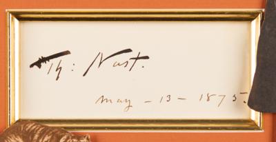 Lot #500 Thomas Nast Signature - Image 2