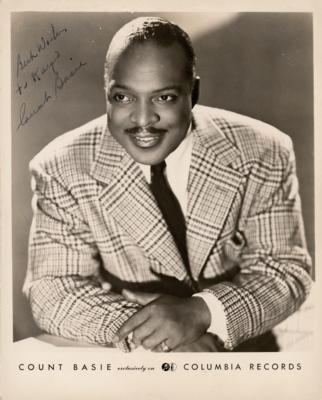 Lot #586 Count Basie Signed Photograph - Image 1