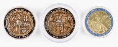 Lot #475 Space-Coins.com (3) Limited Edition Medallions (Attested as Embedded with Flown Material) - Image 1