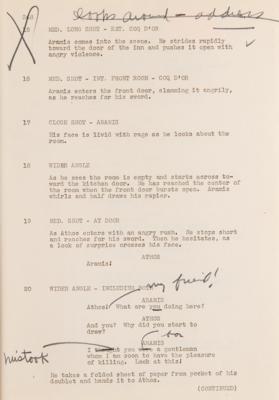 Lot #735 Darryl F. Zanuck's Hand-Annotated Script for The Three Musketeers - Image 3