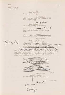 Lot #735 Darryl F. Zanuck's Hand-Annotated Script for The Three Musketeers - Image 8