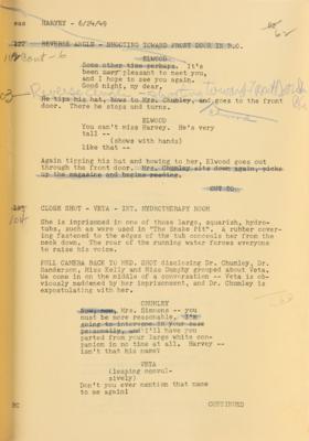 Lot #712 Harvey Revised First Draft Continuity Script - Image 10