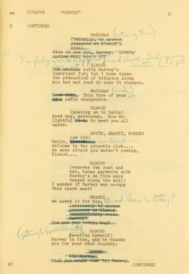 Lot #712 Harvey Revised First Draft Continuity Script - Image 3