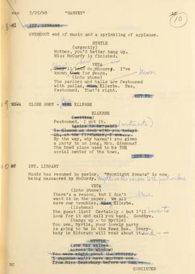 Lot #712 Harvey Revised First Draft Continuity Script - Image 5