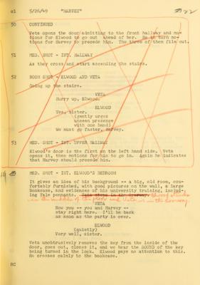 Lot #712 Harvey Revised First Draft Continuity Script - Image 7