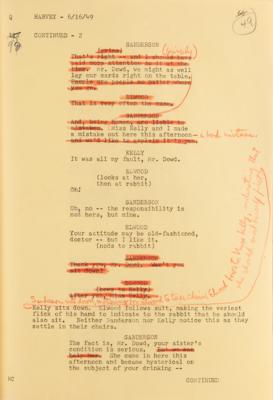 Lot #712 Harvey Revised First Draft Continuity Script - Image 8