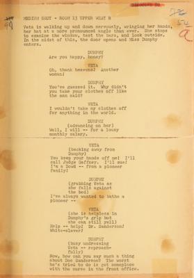 Lot #712 Harvey Revised First Draft Continuity Script - Image 9