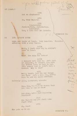 Lot #736 Darryl F. Zanuck's Hand-Annotated Script for Anna and the King of Siam - Image 4