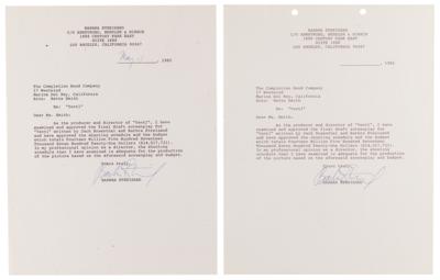 Lot #722 Barbra Streisand (2) Documents Signed for Yentl, with Working Draft of the Script - Image 2