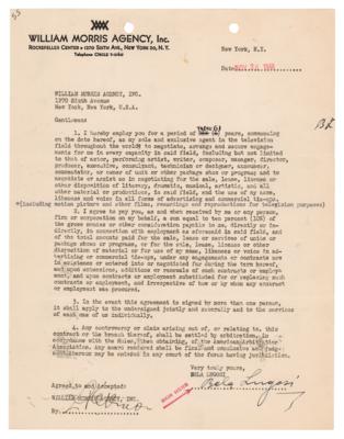 Lot #837 Bela Lugosi Document Signed - Image 1