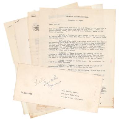 Lot #779 Bing Crosby, Bob Hope, and Dorothy Lamour Document Signed for Road to Rio - Image 8