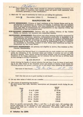 Lot #871 Jay Silverheels Twice-Signed Document - Image 3