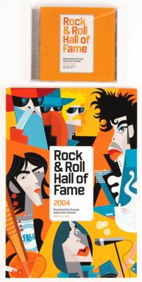 Lot #668 Prince, George Harrison, and Others 2004 Rock and Roll Hall of Fame Program and CD - Image 1