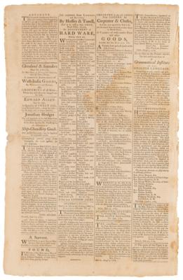 Lot #84 Thomas Jefferson's 'Notes on the Establishment of a Money Unit, and of a Coinage for the United States': Salem Gazette from August 17, 1784 - Image 4