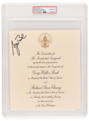 Lot #46 George W. Bush Signed Inauguration Invitation - Image 1