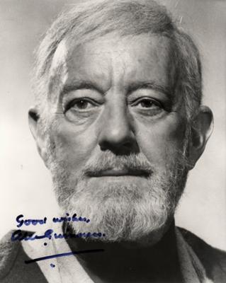 Lot #874 Star Wars: Alec Guinness Signed Photograph - Image 1