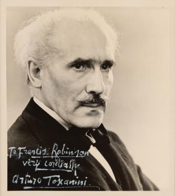 Lot #579 Arturo Toscanini Signed Photograph