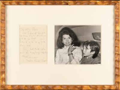 Lot #30 Jacqueline Kennedy Autograph Letter Signed on John-John's Medical Checkups - Image 1