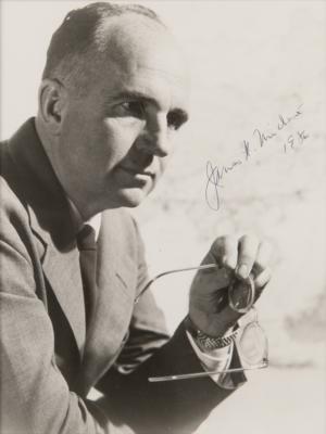 Lot #533 James A. Michener Signed Photograph