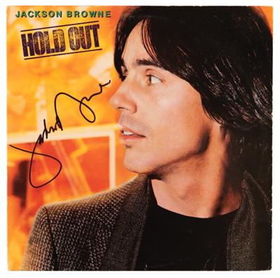 Lot #631 Jackson Browne Signed Album - Hold Out