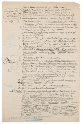 Lot #183 Henri Becquerel Handwritten Notes on Radioactivity - Image 4