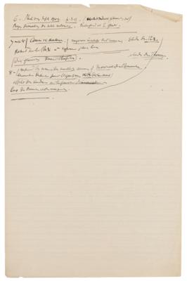 Lot #183 Henri Becquerel Handwritten Notes on Radioactivity - Image 6