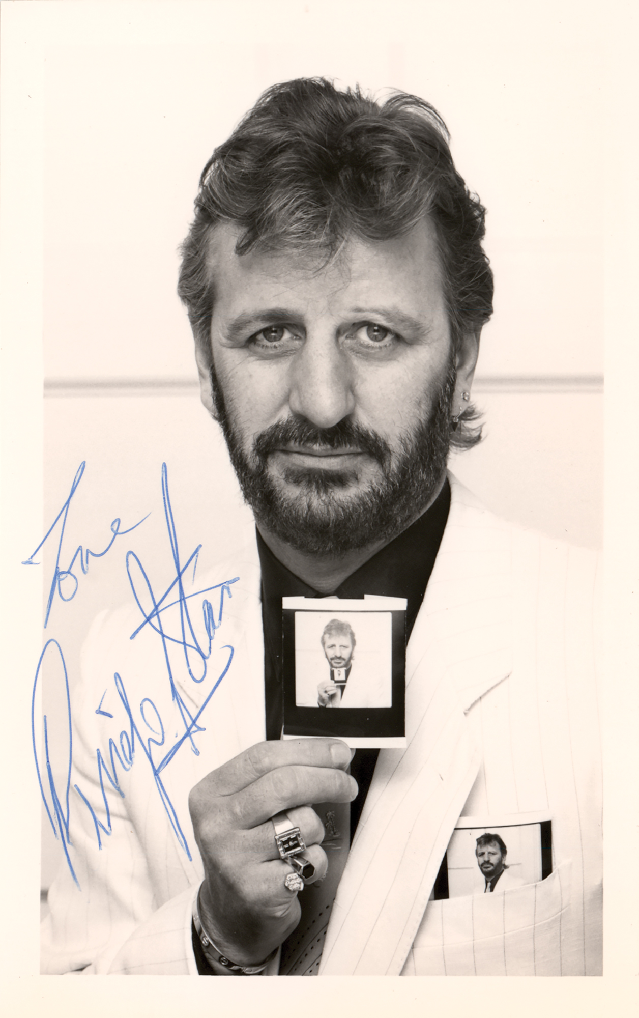 Lot #624 Beatles: Ringo Starr Signed Photograph - Image 1