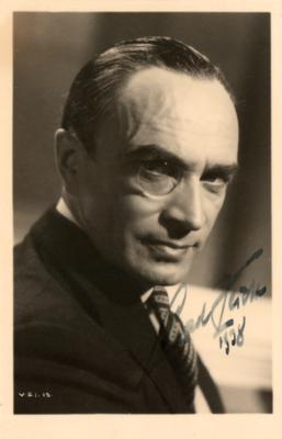 Lot #880 Conrad Veidt Signed Photograph - Image 1