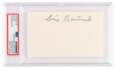 Lot #764 Luis Bunuel Signature