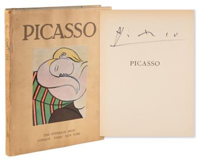 Lot #503 Pablo Picasso Signed Book - Picasso by