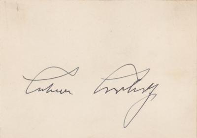 Lot #62 Calvin Coolidge Signature - Image 1