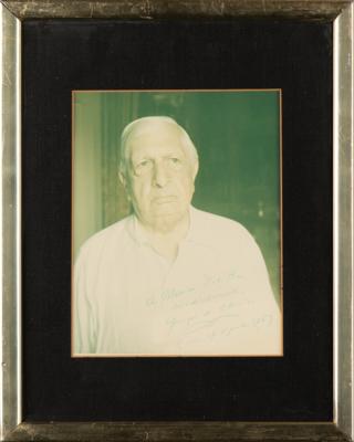 Lot #493 Giorgio de Chirico Signed Photograph - Image 2