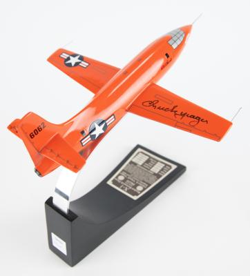 Lot #417 Chuck Yeager Signed Bell X-1 Model