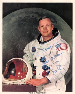 Lot #430 Apollo 11 (3) Signed Photographs - Image 3