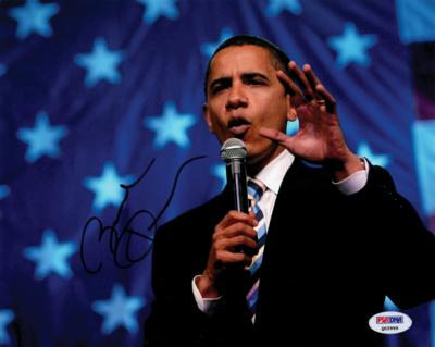 Lot #105 Barack Obama Signed Photograph - Image 1