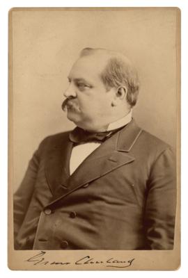 Lot #20 Grover Cleveland Signed Photograph