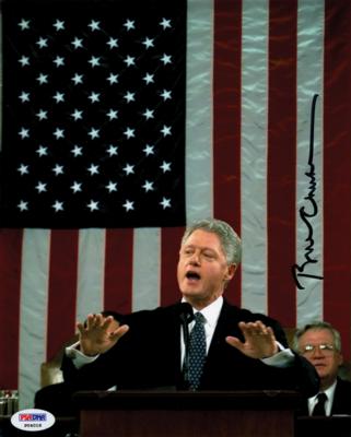 Lot #58 Bill Clinton Signed Photograph - Image 1